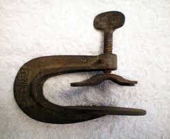 2 Vintage Clamps - Shaler Automotive Tire Repair and Double ...