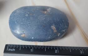 Angelite Palm Stone - Etsy