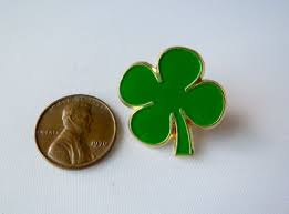 Green Four Leaf Clover Shamrock St. Patrick's Day Irish Lapel Pin | eBay