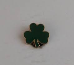 Vintage Solid Dark Green 3 Leaf Clover St. Patrick's Day Shamrock Lapel Hat Pin | eBay Australia