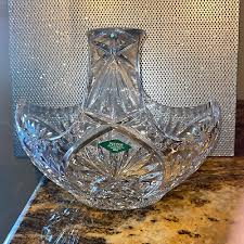 Beautiful Shannon Crystal Ireland Transition Bowl Lead Crystal 8” Basket New | eBay