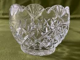 NEW Shannon Crystal 24% Lead Crystal Scallop Bowl Candy ...