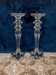 Shannon Crystal Candle Holders Pair of 2 - Etsy