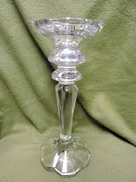 Large Centerpiece Crystal Candle Stick Holder | eBay