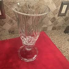 Vintage Hurricane Crystal 12” Beautiful Candle Holder
