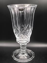 Lead Crystal 2 Piece Candle Holder Hurricane Lamp | eBay