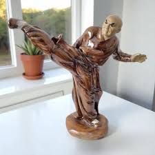 Monk Statue Martial Arts - Etsy Singapore