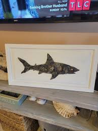 Shark Made of All Megalodon Teeth/fossil Art - Etsy New Zealand