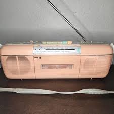 Vintage Sharp QT-50(P) Pink AM/FM Radio Cassette Player With Original Strap as Seen on Stranger Things - Etsy