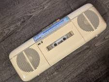 SHARP QT-11 Radio Cassette Tape Player Blue W250 × H110 × D55 mm From Japan 101 for sale online | eBay