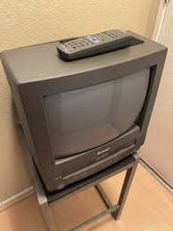 Sharp VCR TV Combo CRT 13VT-R100 VHS Retro Video Gaming AV 13" Parts Only | eBay