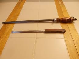 2 Knife Sharpening Steels-1 Dexter Russell 13" Overall 20",1 ...