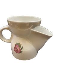 Two Vintage German Porcelain Scuttle Shave Mugs Floral Motif ...