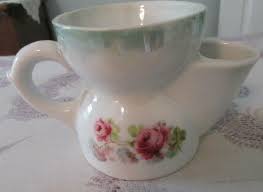 VTG Victorian style Shaving Mug with Rose Print | eBay