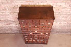 Antique Shaw Walker Oak 51-Drawer Card Catalog Filing Cabinet, Circa 1900 at 1stDibs | shaw walker card catalog, shaw walker file cabinet, shaw walker filing cabinet