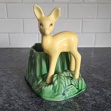 Vintage | Accents | Shawnee Art Pottery Yellow Deer Planter Vintage Mcm | Poshmark