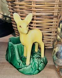 Shawnee Pottery Deer Planter - Etsy