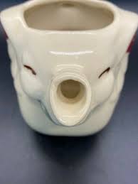 VTG 1940s Hand Painted Shawnee Elephant Pitcher Cream Trunk ...