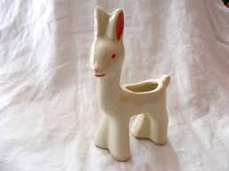 Vintage Pottery Shawnee Deer Figurine Planter U.S.A | eBay