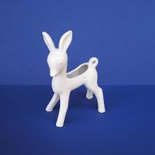 Vintage Art Pottery Deer Planter Vase (a) - Etsy