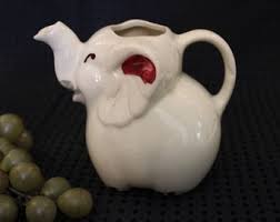 Vintage Shawnee Pottery Creamer Pitcher - Elephant Marked Patented USA - Etsy New Zealand