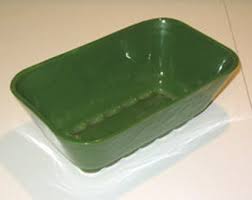 MCM Shawnee Planter USA 450 Green Fluted Ceramic White ...