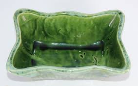 Vintage Art Pottery AVOCADO Green Drip Rectangle Vase/planter - Mid Century Modern USA Garden Home Decor Bonsai Succulent Ikebana Air Plant - Etsy Australia