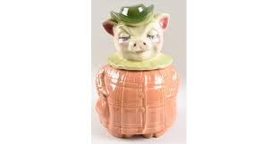 Winnie Pig Bank Head Cookie Jar #2 by Shawnee ...