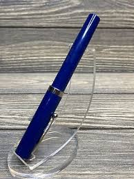 Vintage Pen Crystal Beet Seed Blue And Silver￼ | eBay