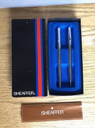 Sheaffer Vintage White Dot Silver Ballpoint Pen & Mechanical ...