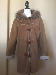 Marc NY Andrew Marc Coat Jacket Faux Suede Shearling Fur ...