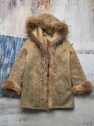 Vintage Real Sheepskin Coat - Etsy Israel