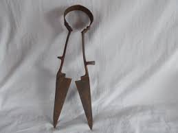 Vintage Rustic Sheep Shears Forged Thumb and Finger Grip - Etsy