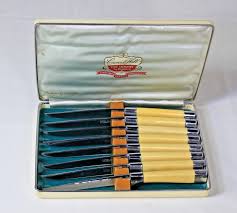 CARVEL HALL Steak Knives Set Of 8 Stainless Steel w/ Case | eBay