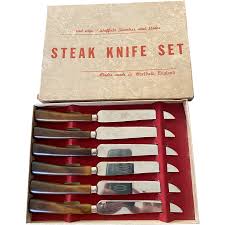 Set of Bakelite E.Parker & Sons Sheffield England Steak ...