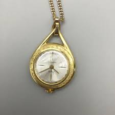 Vintage Sheffield Pendant Necklace Pocket Watch Women Swiss Made Manual Wind 26" | eBay