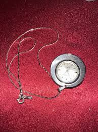 Sheffield Swiss Made Pendant Watch Vintage Wind Up With Necklace Engraved | eBay