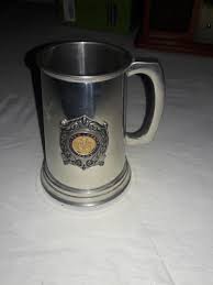 USA Navy Pewter Stein Mug Engraved Jan 11/23/78 glass bottom ...