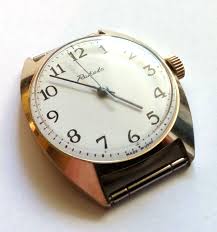 Rare Beautiful Vintage Soviet wristwatch RAKETA 2609.HA Gold ...