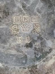 Teapot Silver Plate Small 1940's Rattan Handle Sheffiel ...