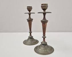 Antique Frivolous Large Bronze Candlestick Candelabra Chandelier - Victorian 1800s Ca 1900 Centerpiece Candle Holder - French Festive Dining - Etsy