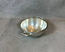 Small Silver-plated Bowl, E.nautre, Silversmith's Hallmark ...
