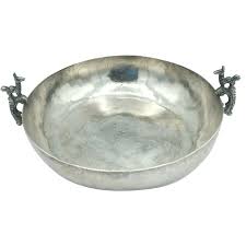 Hand Hammered Peru Silver Bowl. For Sale at Ruby Lane