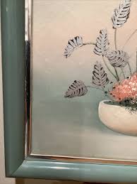 MATTHEW . Vintage Painting “ Silver Leafs”Framed | eBay