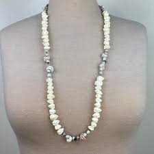 Vintage Mixed Shell Beaded Necklace Lei Hawaii 36" | eBay