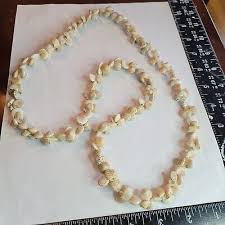 Faux Seashell Necklace 34in Long pretty! | eBay