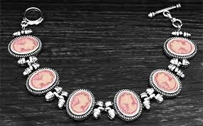 Silver Ankle Bracelets For Women, Vintage Style Oval Cameo Bracelet Antique Silver Plated Pink White Gray Fashion Bracelet For Women, Lightweight Daily Use From Olylin, $6.77 | DHgate.Com