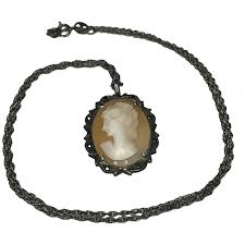 Camex Co Vintage Silver 800 Left- Facing Cameo. For Sale at ...