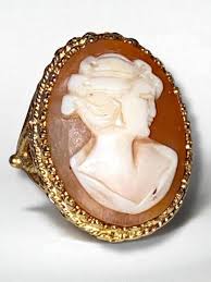 14k Gold Cameo Ring - Etsy