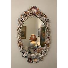 Vintage Large Mirror ~ Grotto Sea Shell Art ~ Coastal Decor ...